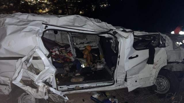 LOS ANDES: Camioneta desbarrancó en el cerro de la Virgen -Quicalcura- «El conductor salió por sus propios medios del vehículo»