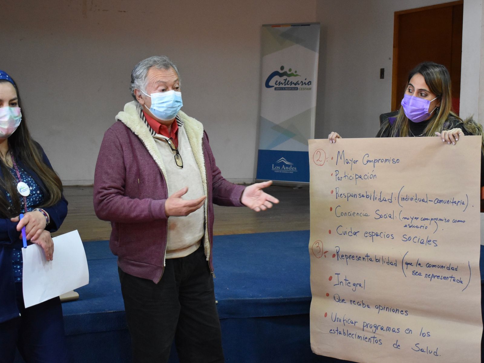 LOS ANDES: Área de Salud Municipal de Los Andes realizó primera jornada de conversatorio