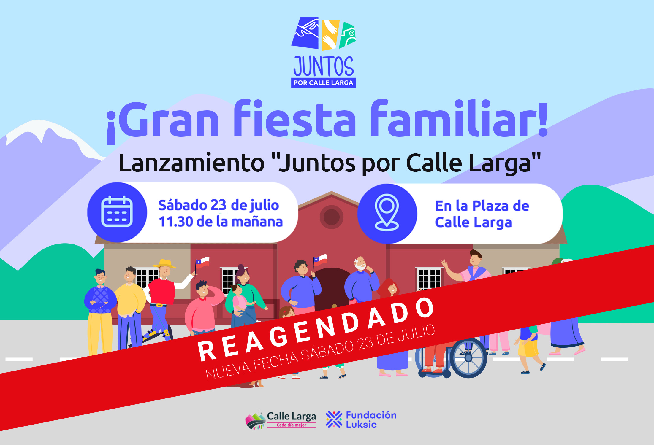 CALLE LARGA: Gran lanzamiento de «Juntos Por Calle Larga»