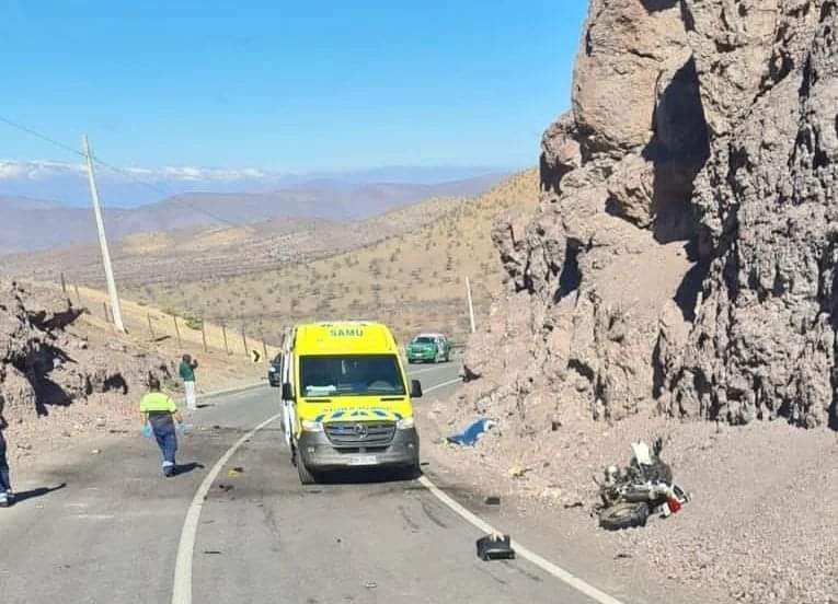 PUTAENDO: Motociclista Sanfelipeño muere tras chocar contra ladera del cerro en ruta que une Putaendo con Cabildo