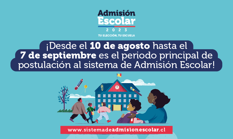LOS ANDES: Establecimientos educacionales andinos serán puntos de postulación para la Admisión Escolar 2023