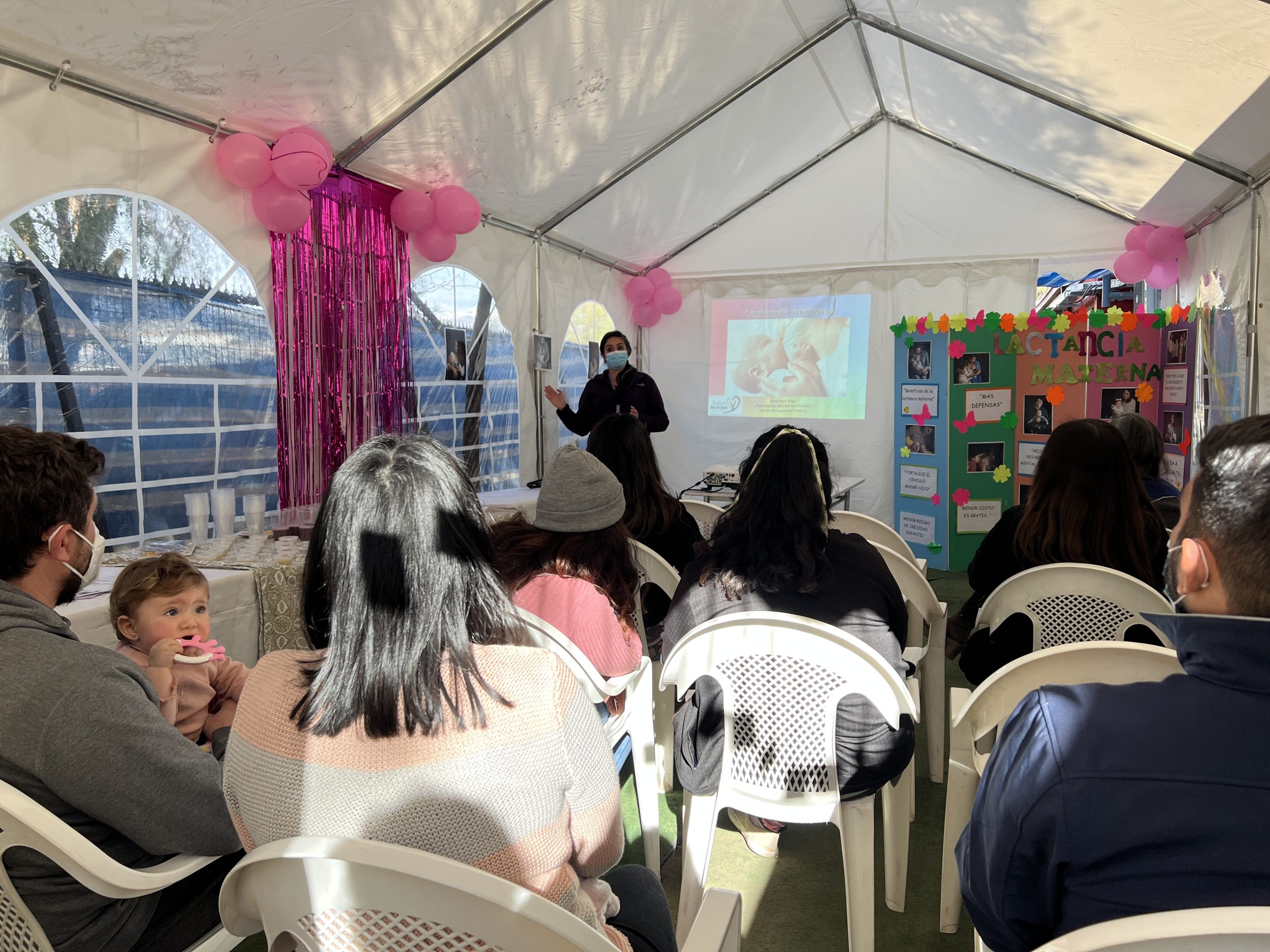 SAN ESTEBAN: Departamento de Salud de San Esteban dio inicio a la Semana Mundial de la Lactancia con diversas actividades para madres