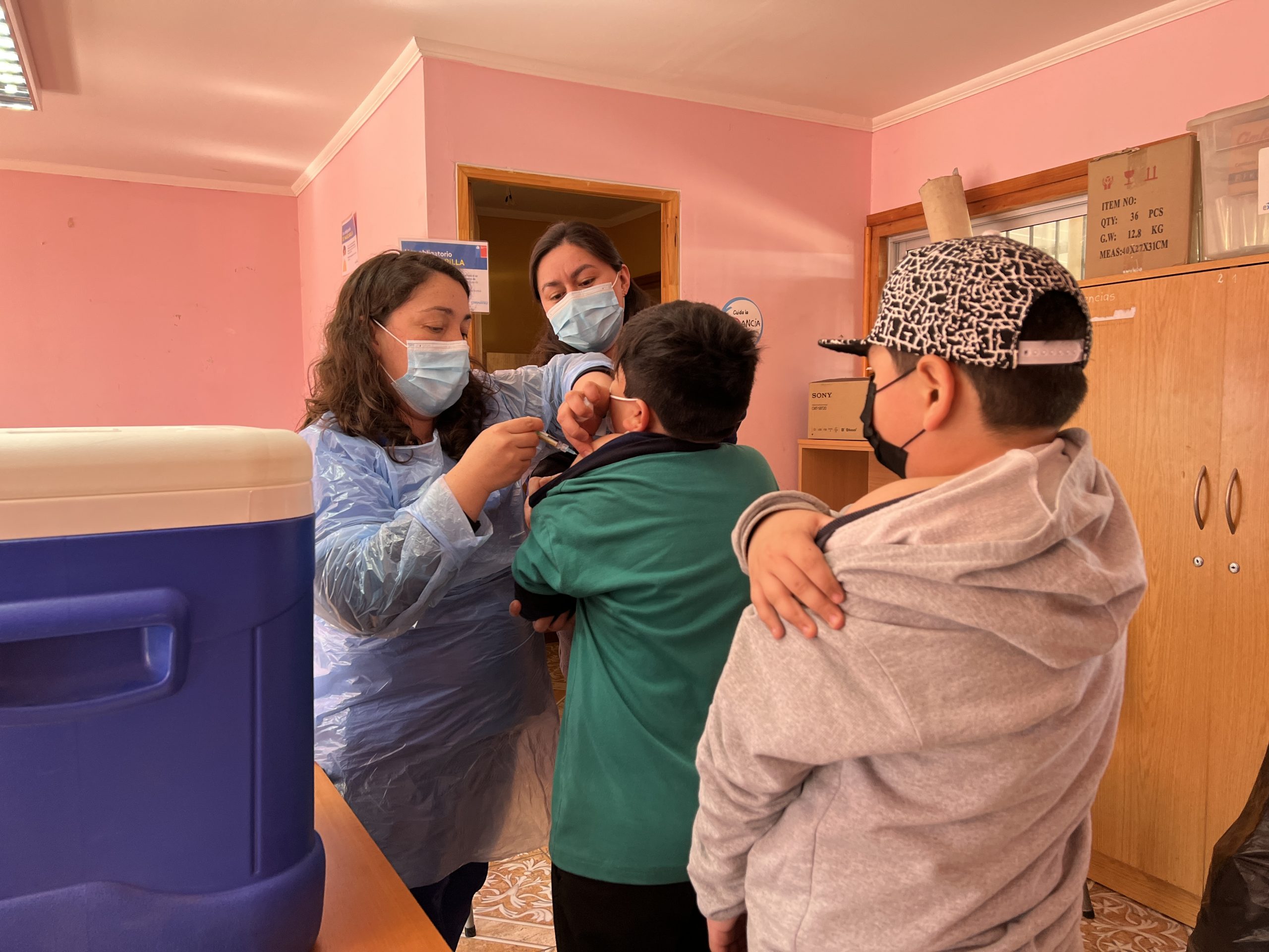 SAN ESTEBAN: Departamento de Salud de San Esteban comenzó vacunación escolar en terreno
