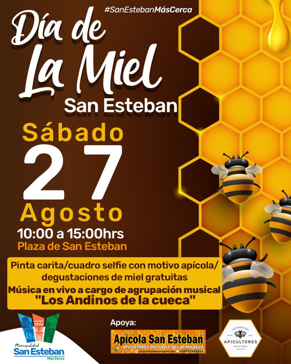 SAN ESTEBAN: Municipio de San Esteban y apicultores locales invitan a todos los vecinos a la celebración del “día de la miel”