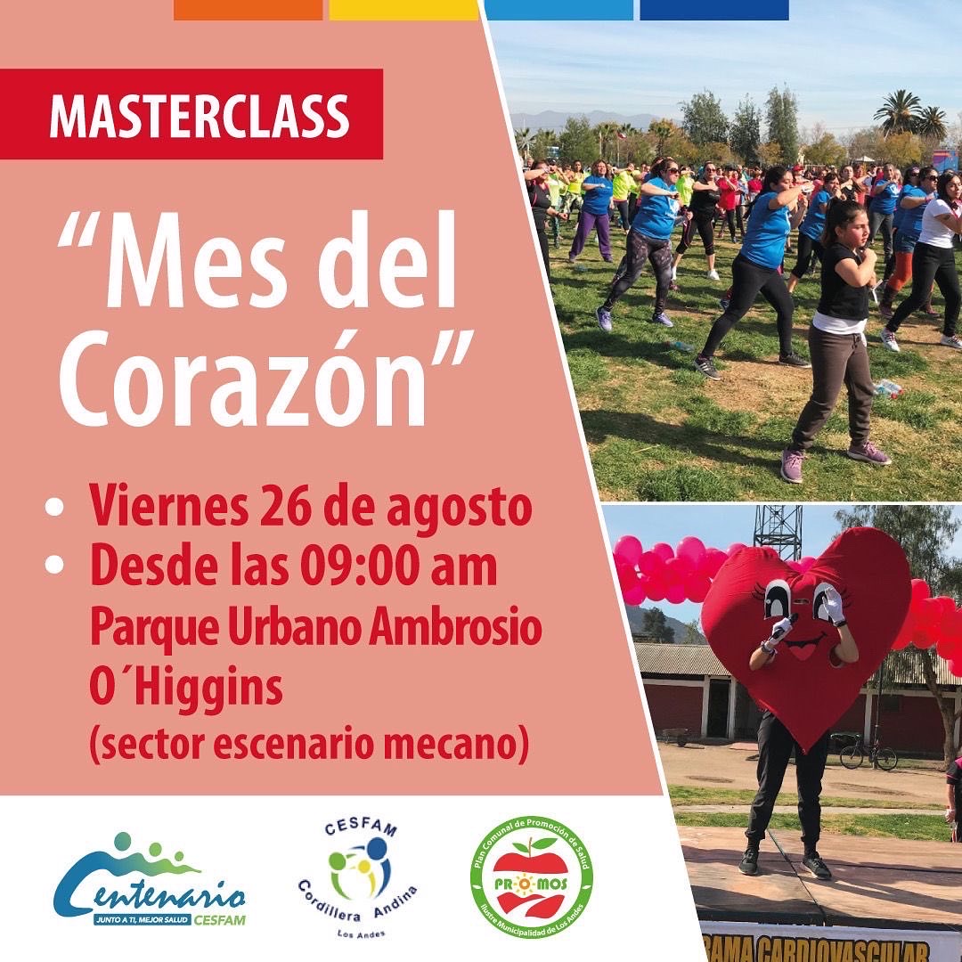 LOS ANDES: Con gran MasterClass se celebra el Mes del Corazón en Los Andes