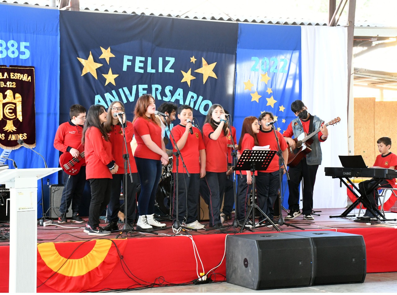 LOS ANDES: Retomando sus actividades de forma masiva, la Escuela España celebró 137 años de vida educativa