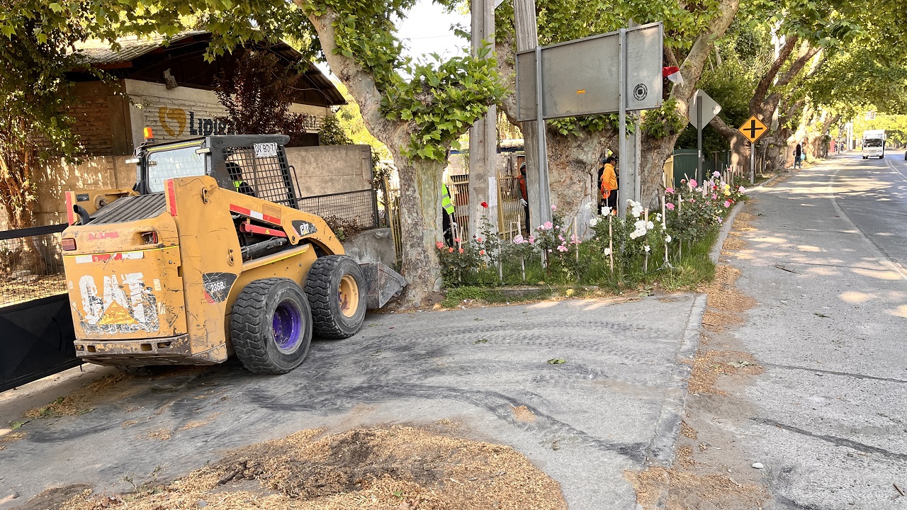 PANQUEHUE: Millonaria inversión se ejecuta en la repavimentación de aceras en Panquehue centro 