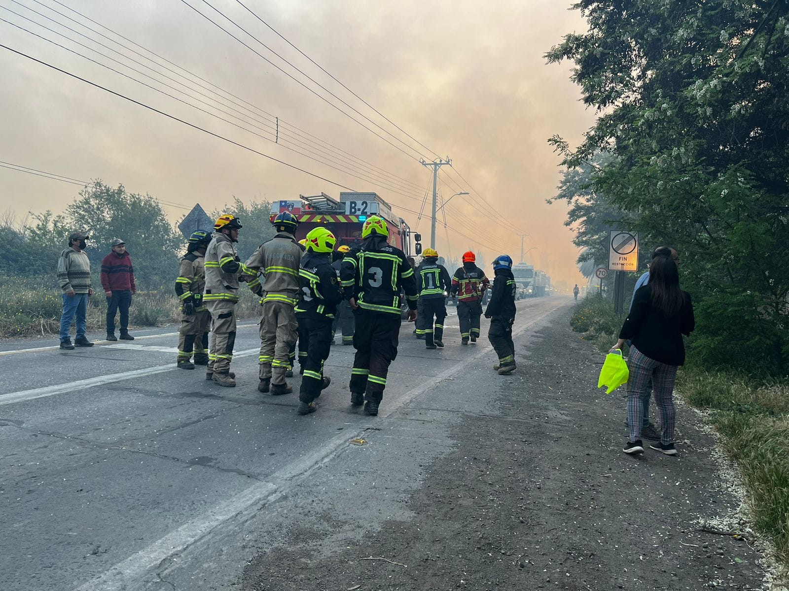 PANQUEHUE: [VIDEOS] Voraz incendio se registra en la comuna de Panquehue