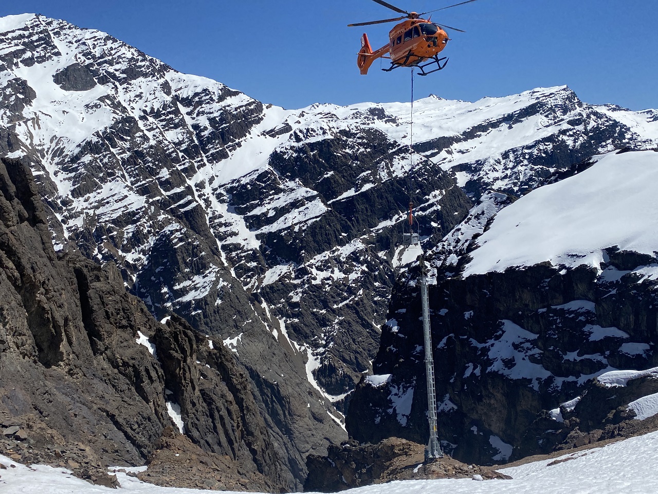 LOS ANDES: Codelco Andina inicia mantención de sistemas de control de avalanchas
