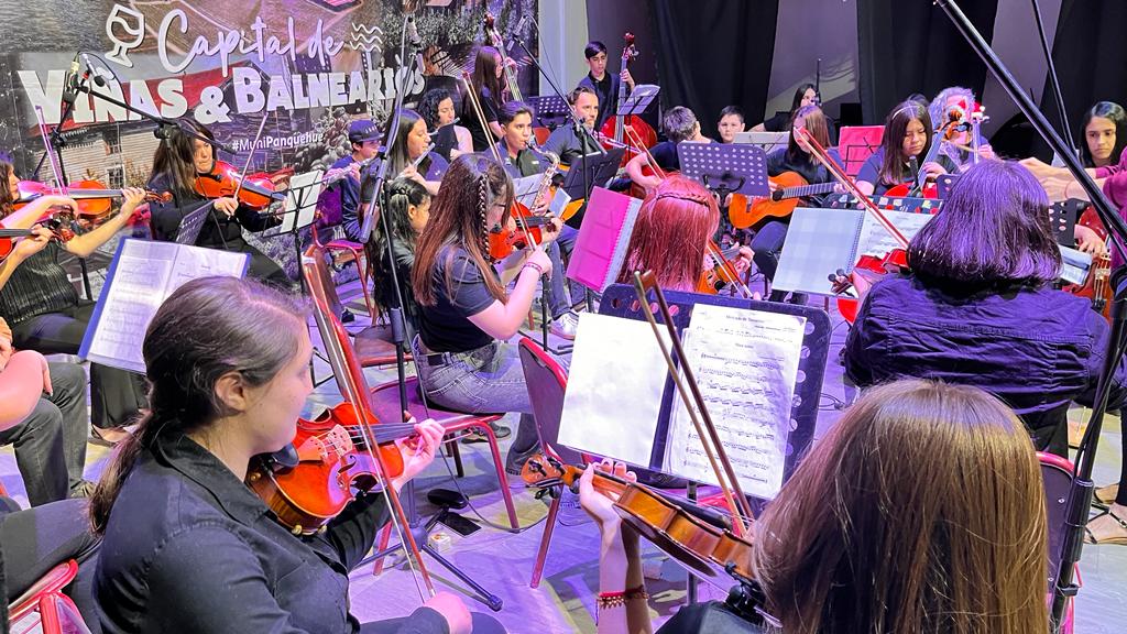 PANQUEHUE: Con presentación musical orquesta infanto-juvenil de Panquehue conmemoró su Aniversario Nº 7
