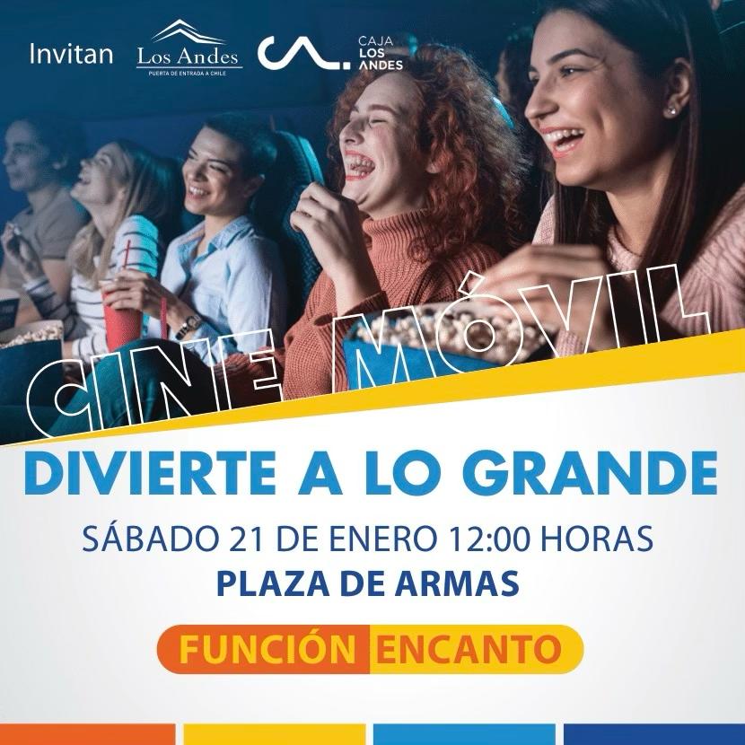 LOS ANDES: Éste Sábado Cine móvil en la Plaza de Los Andes