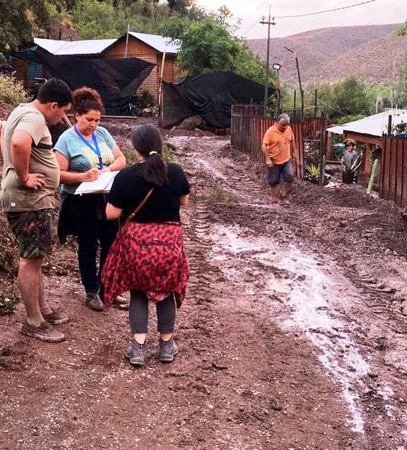 LOS ANDES: Municipio andino presta ayuda a los afectados por emergencia climática