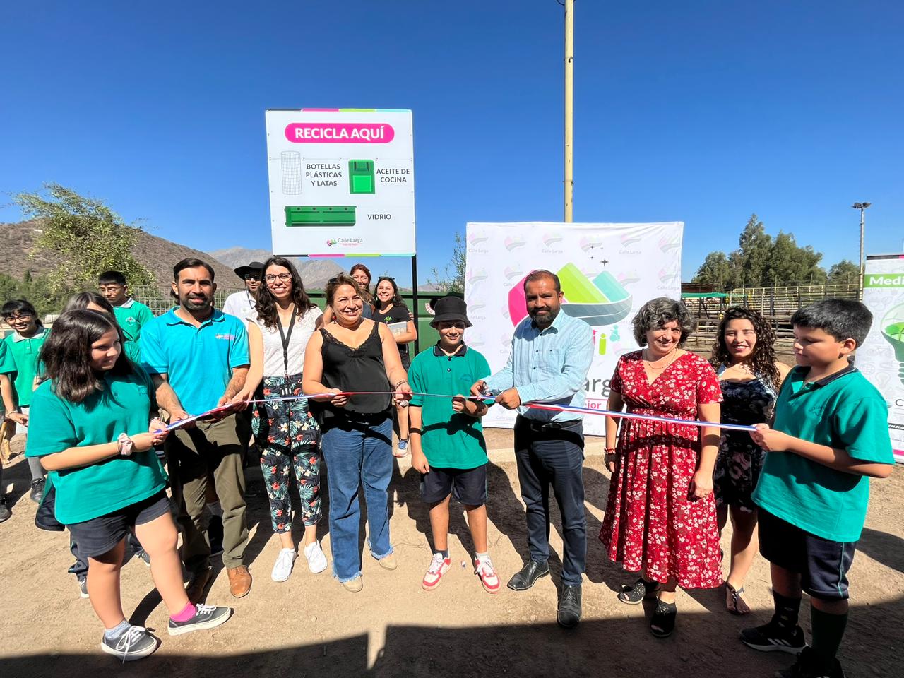 CALLE LARGA: Inauguran el Primer Punto de Reciclaje de Calle Larga