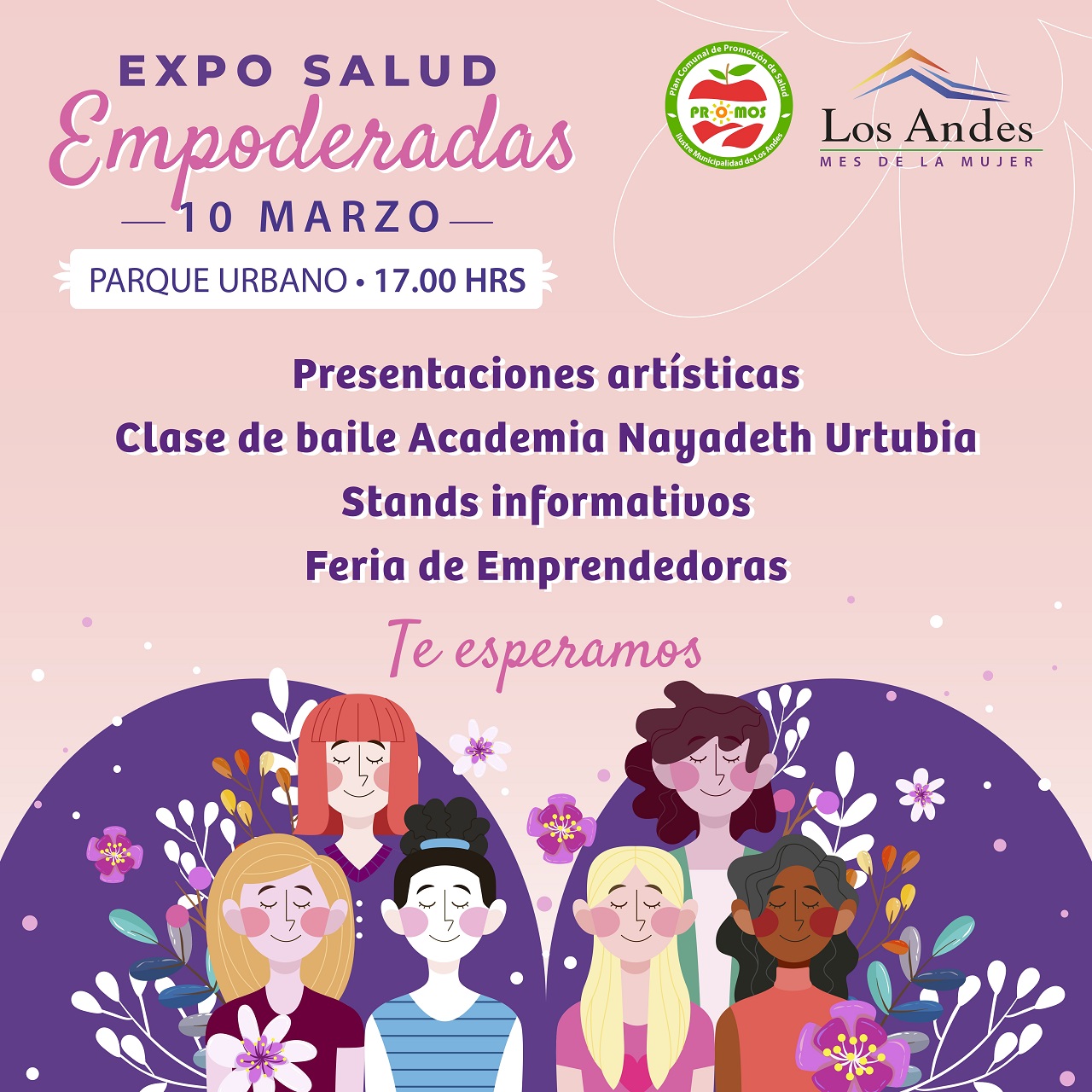 LOS ANDES: [VIDEO] En el Mes de la Mujer invitan a la Expo Salud “Empoderadas”