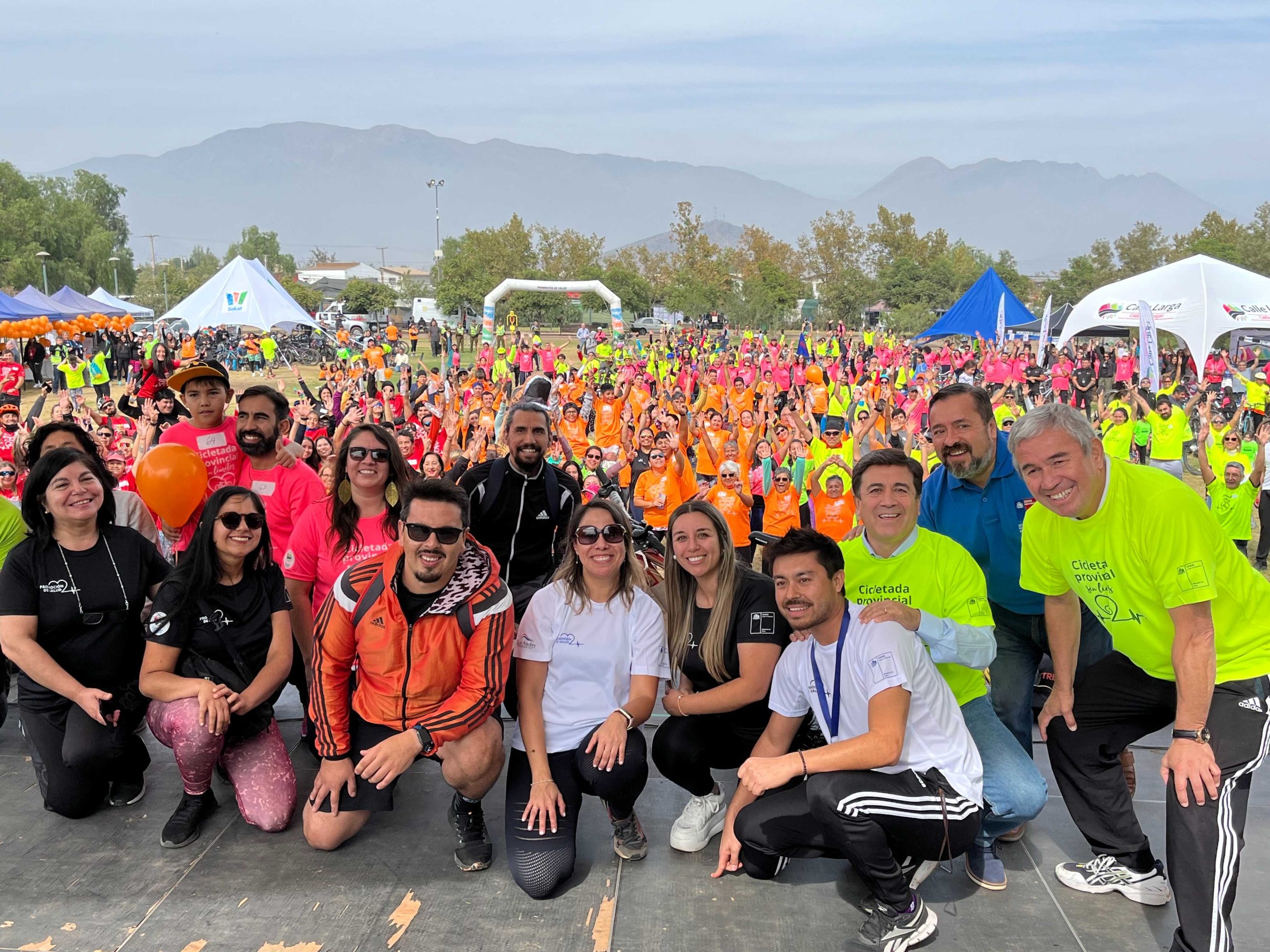 LOS ANDES: Cicletada provincial “Sin Límites” convocó a más de 700 participantes