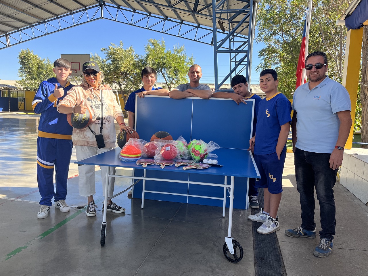 LOS ANDES: Establecimientos municipalizados de Los Andes reciben equipamiento deportivo