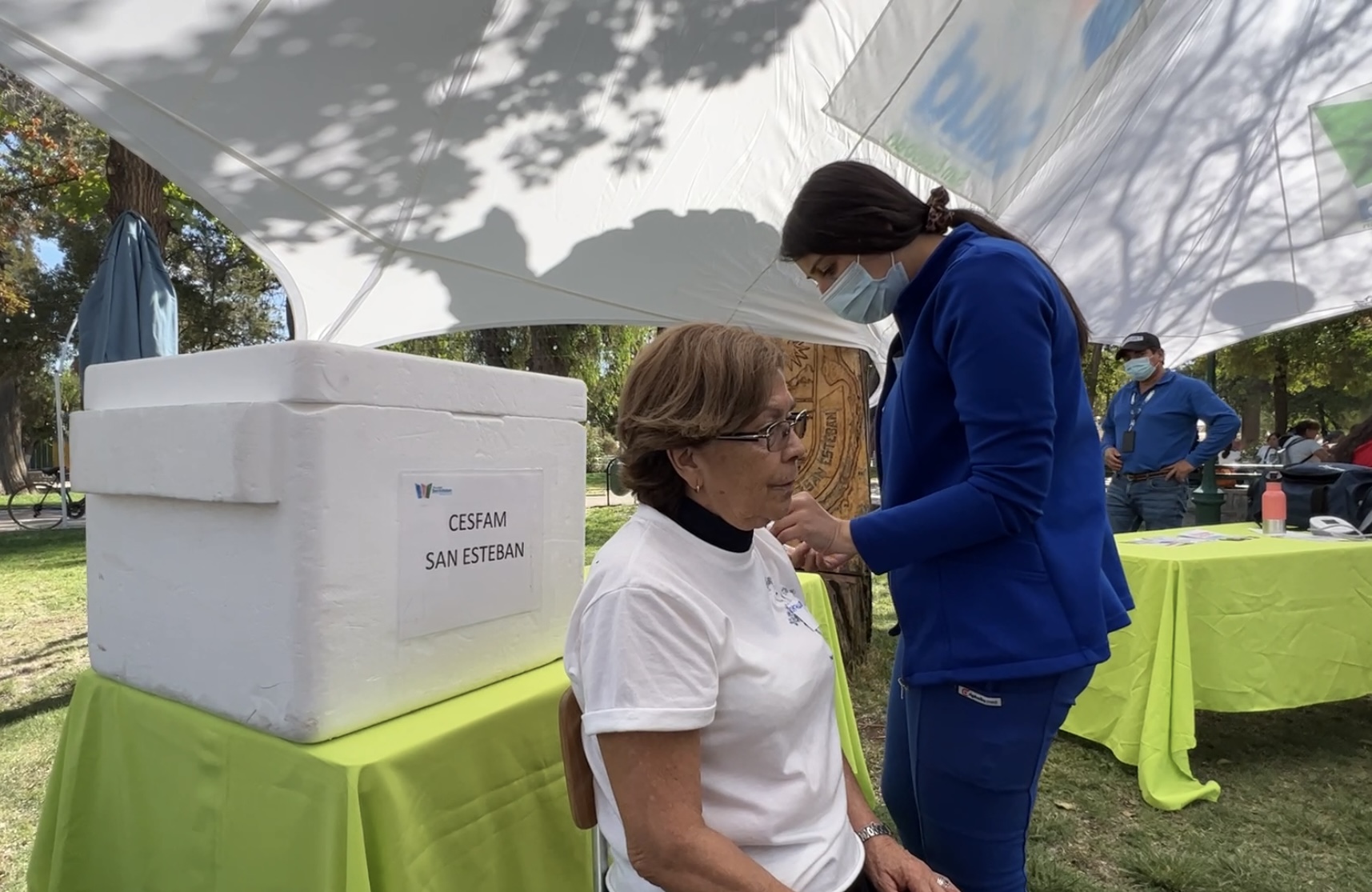 SAN ESTEBAN: Recorriendo distintos sectores de la comuna, Departamento de Salud de San Esteban potenció su estrategia de vacunación contra la influenza y COVID