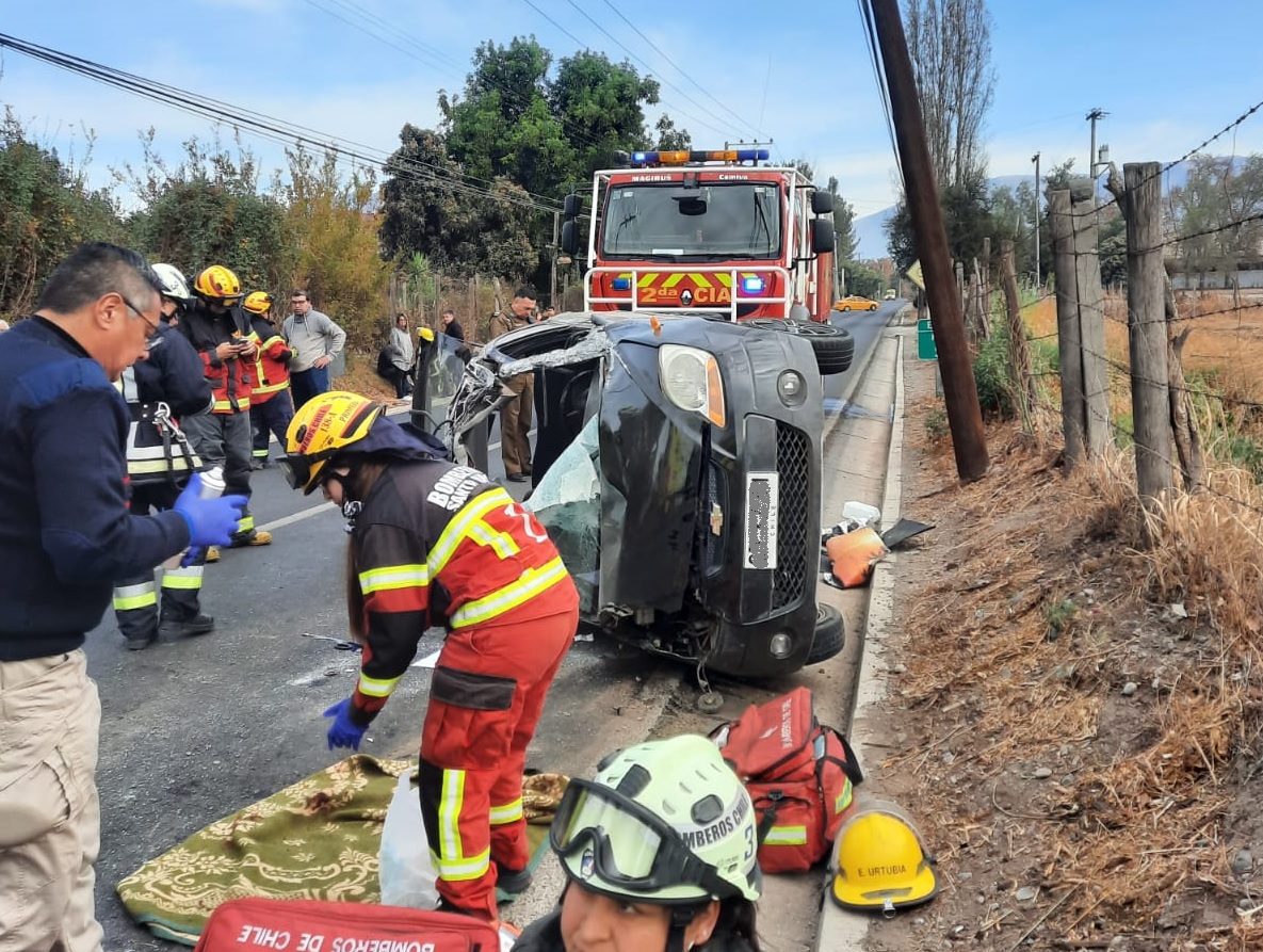 SANTA MARÍA: Confirman fallecimiento de ocupante de vehículo accidentado en El Pino «Murió en el Hospital de San Felipe»