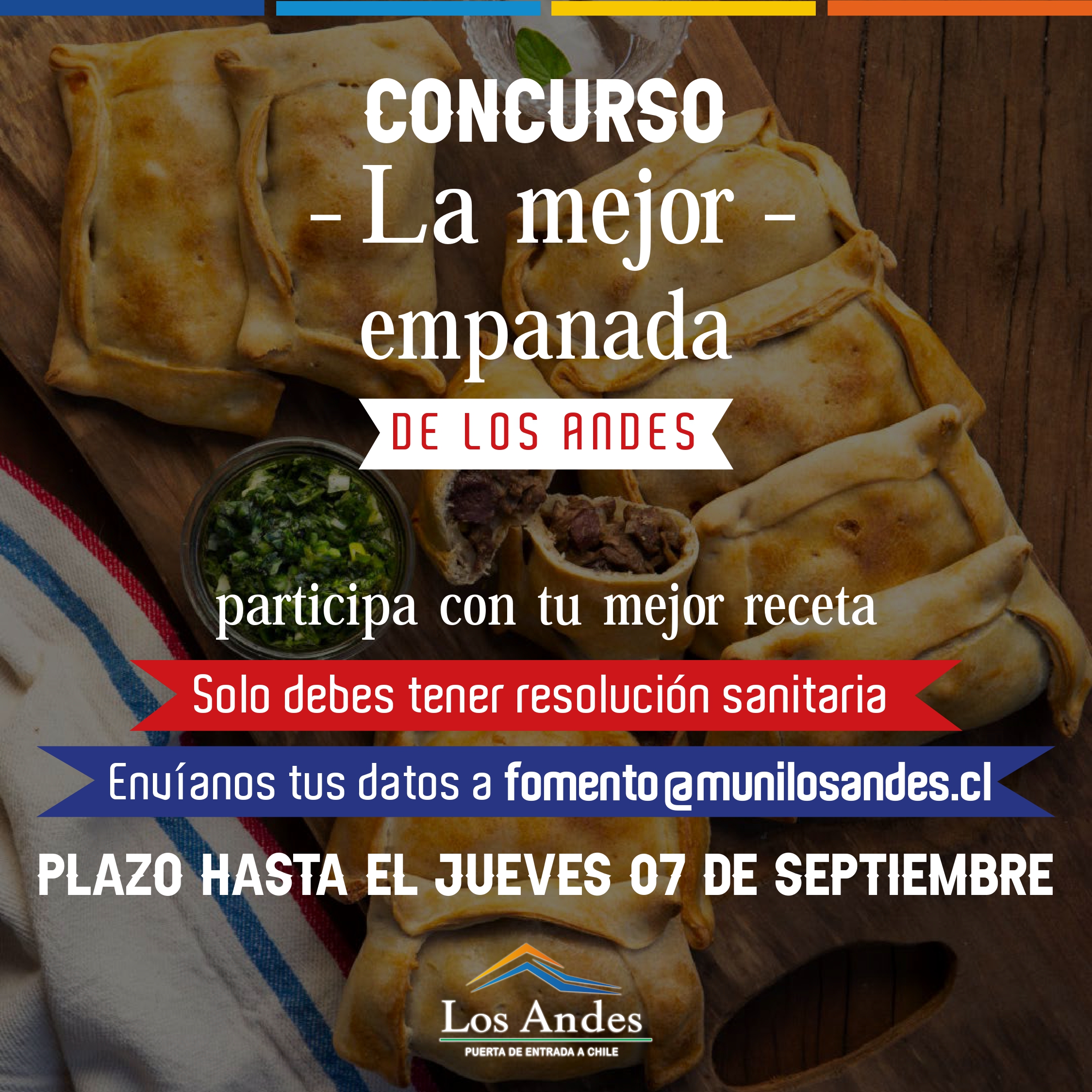 LOS ANDES: Municipio andino invita a participar en el concurso “La mejor empanada de Los Andes”