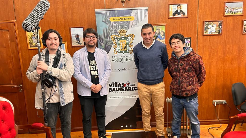 PANQUEHUE: Estudiantes de Ingenieria en sonido del Duoc UC ejecutan proyecto de refuerzo sonoro para sala cultural de Panquehue 