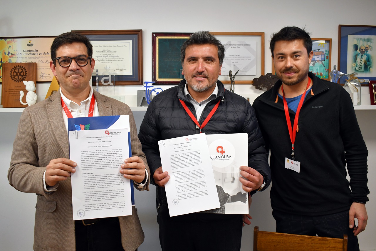 SAN ESTEBAN: Municipio y Coaniquem firman convenio de colaboración para atender las niñas y niños de San Esteban