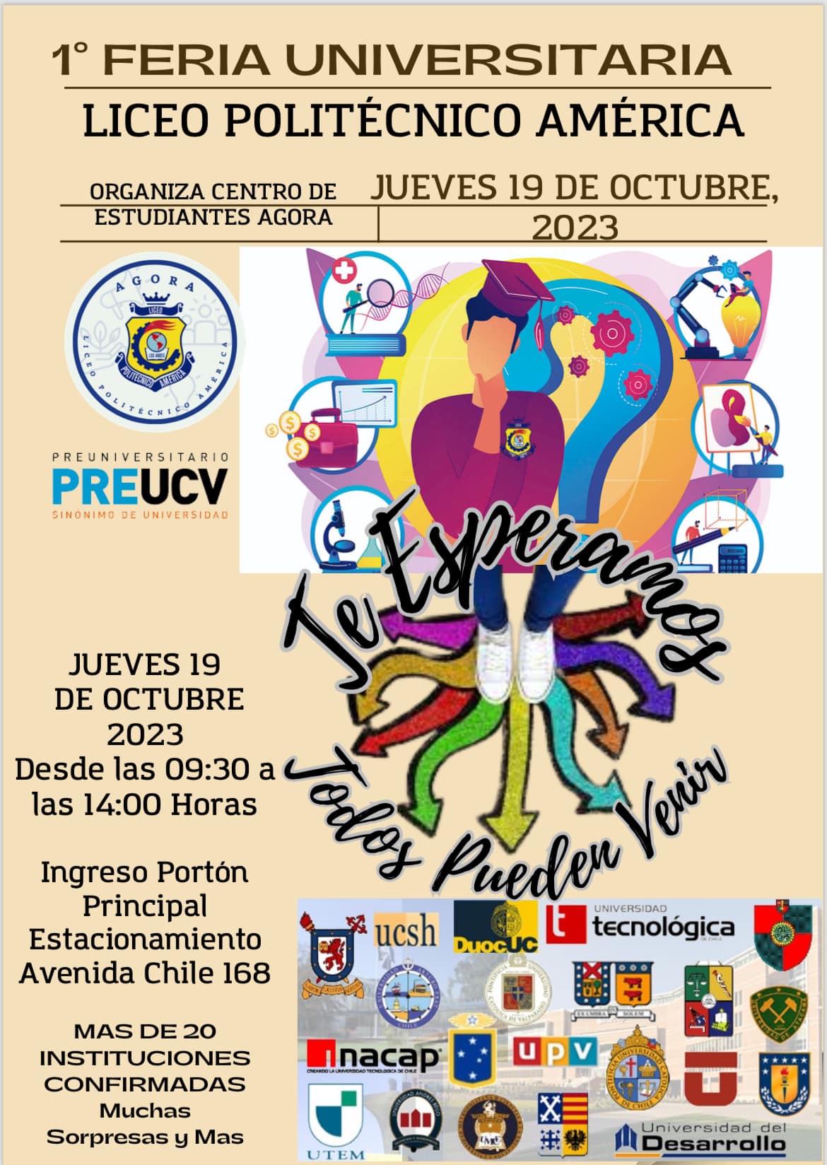 LOS ANDES: El Liceo Bicentenario Politécnico América invita a su primera Feria Universitaria