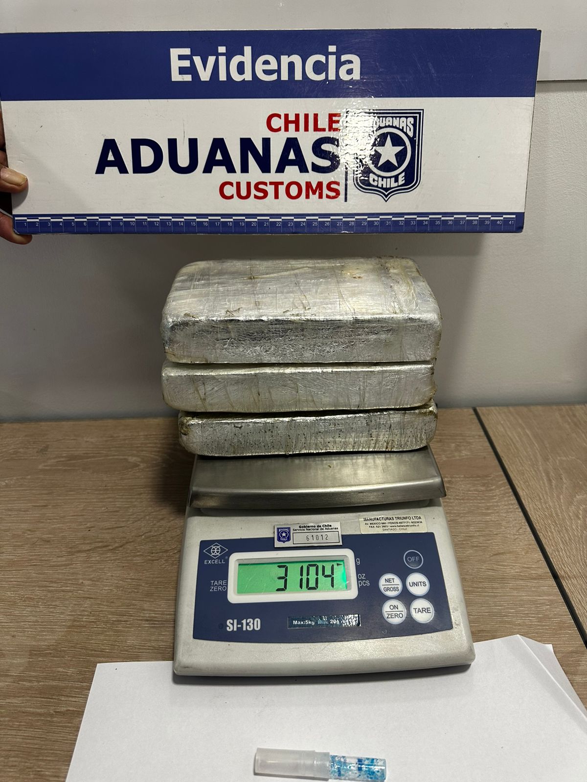 LOS ANDES: Aduana de Los Andes incautó más de 3 kilos de droga en paso Los Libertadores