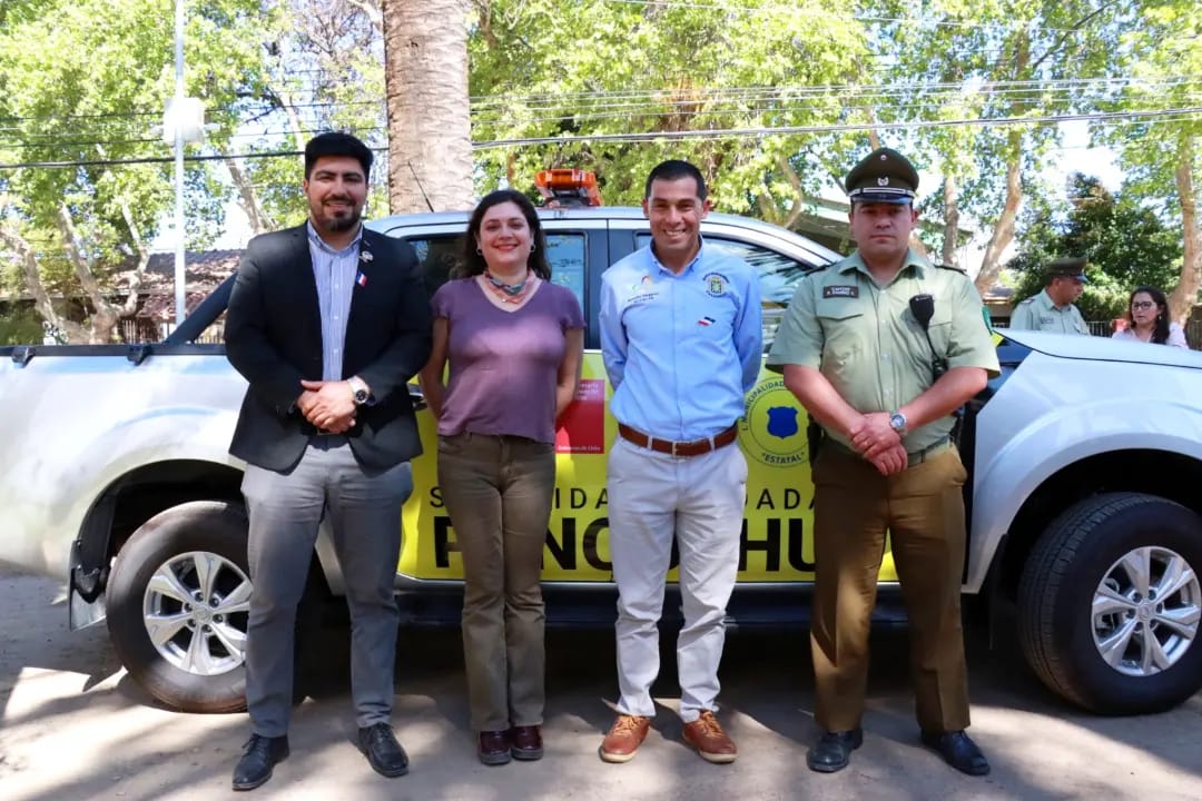 PANQUEHUE: SPD y el municipio de Panquehue dieron el vamos al programa depatrullaje preventivo comunal con la inauguración de nueva camioneta