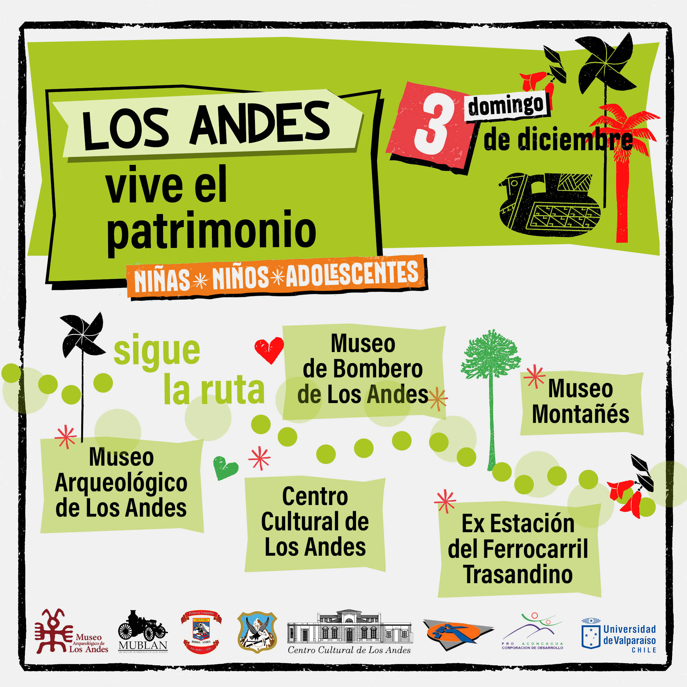 LOS ANDES: Instituciones culturales de Los Andes preparan el Día del Patrimonio para niños, niñas y adolescentes 