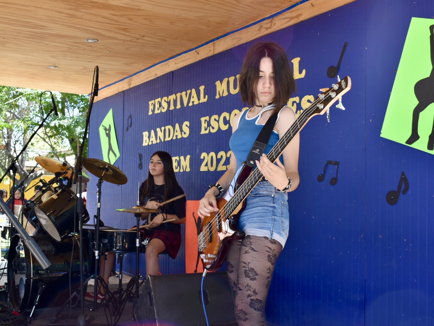 LOS ANDES: Niños y jóvenes lucieron su desplante musical en el 2do Festival de Bandas Escolares de Los Andes