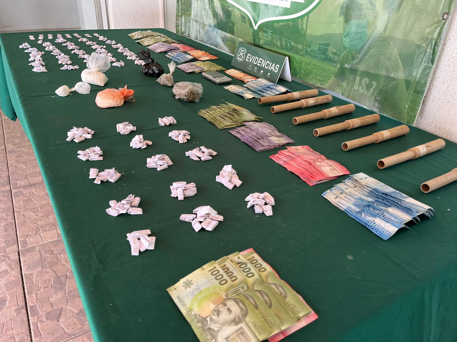 SAN FELIPE: Cinco detenidos por carabineros del os7 Aconcagua: Eran investigados por tráfico de drogas en San Felipe