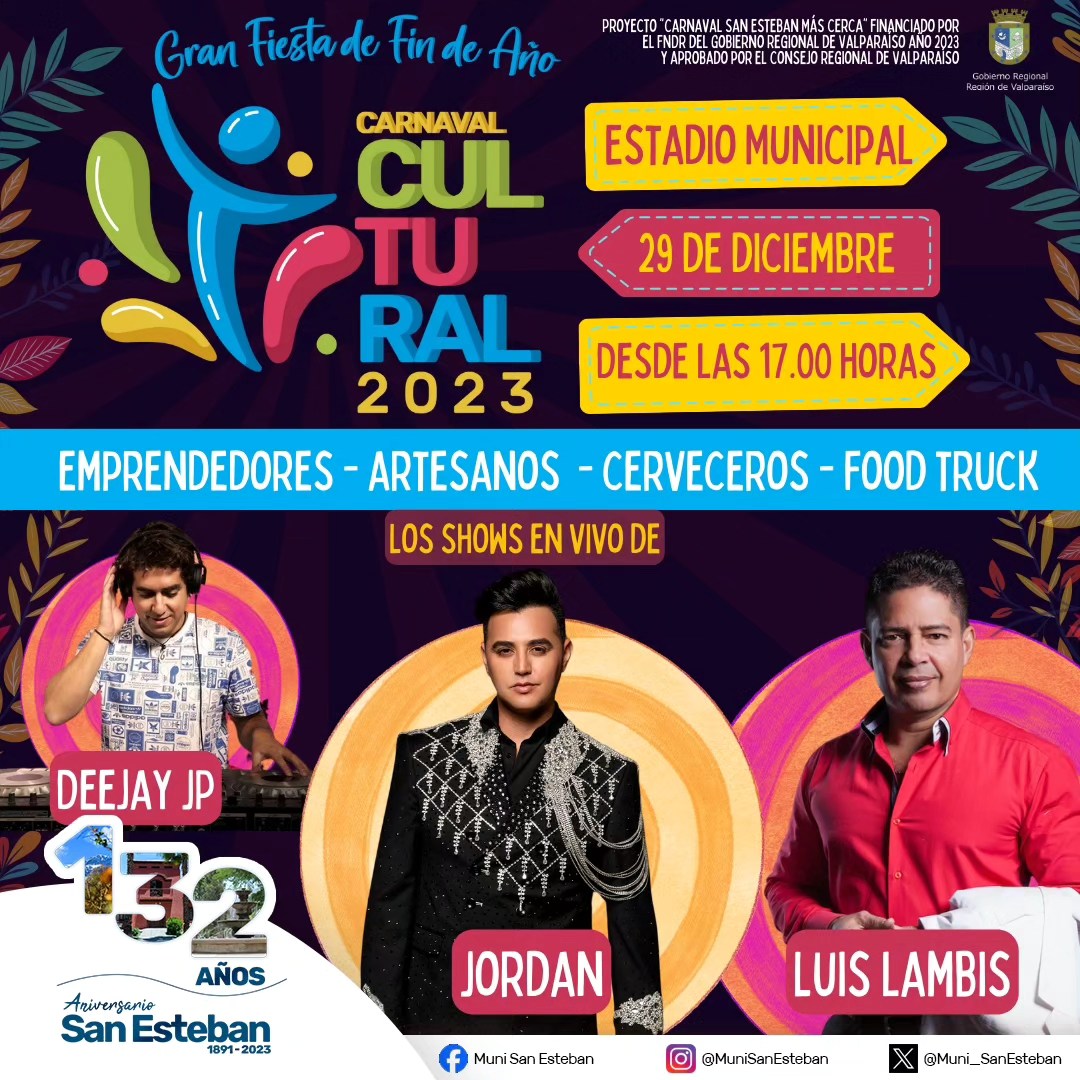 SAN ESTEBAN: Municipalidad invita a toda la comunidad a participar de su “carnaval San Esteban más cerca”