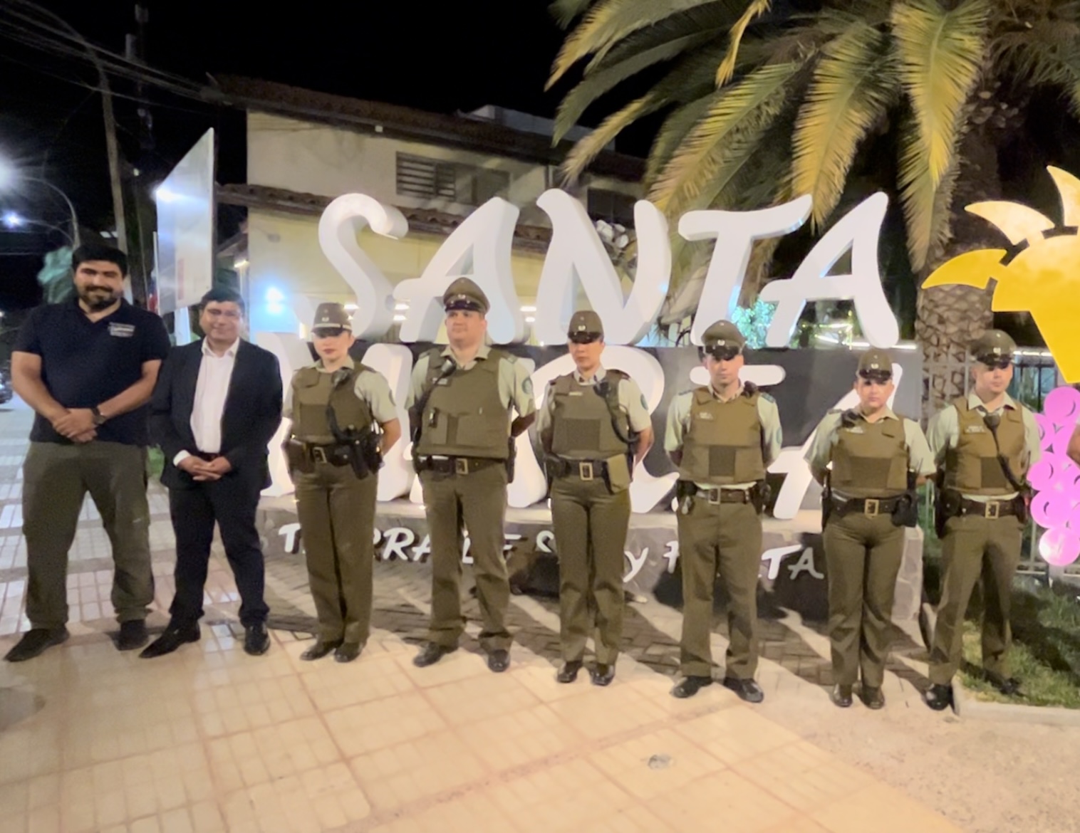 SANTA MARÍA: Ronda impacto de Carabineros se realiza en San Felipe y por primera vez en Santa María