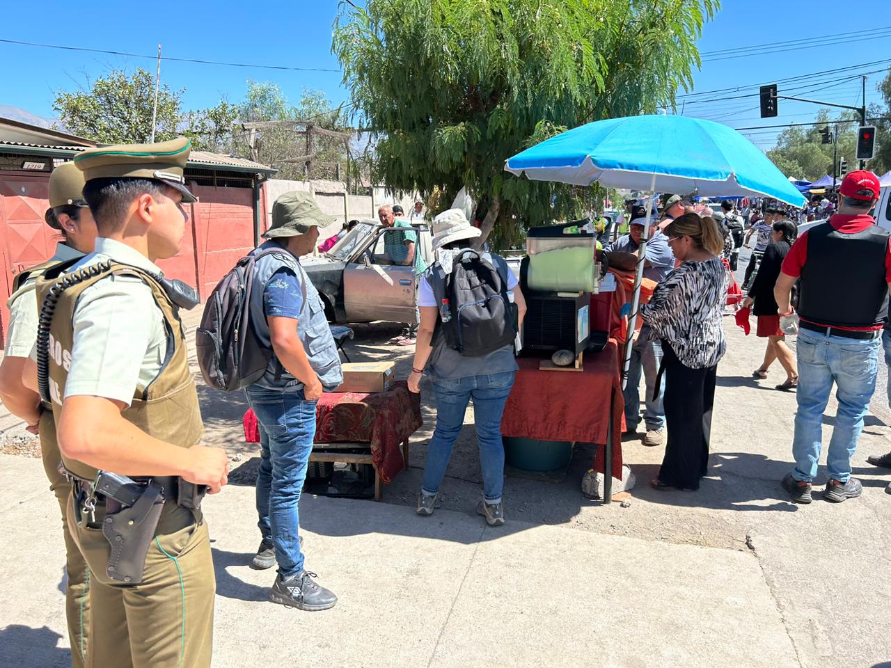 SAN FELIPE: Fiscalización en Feria Diego de Almagro termina con decomisos, clausuras de locales y un detenido