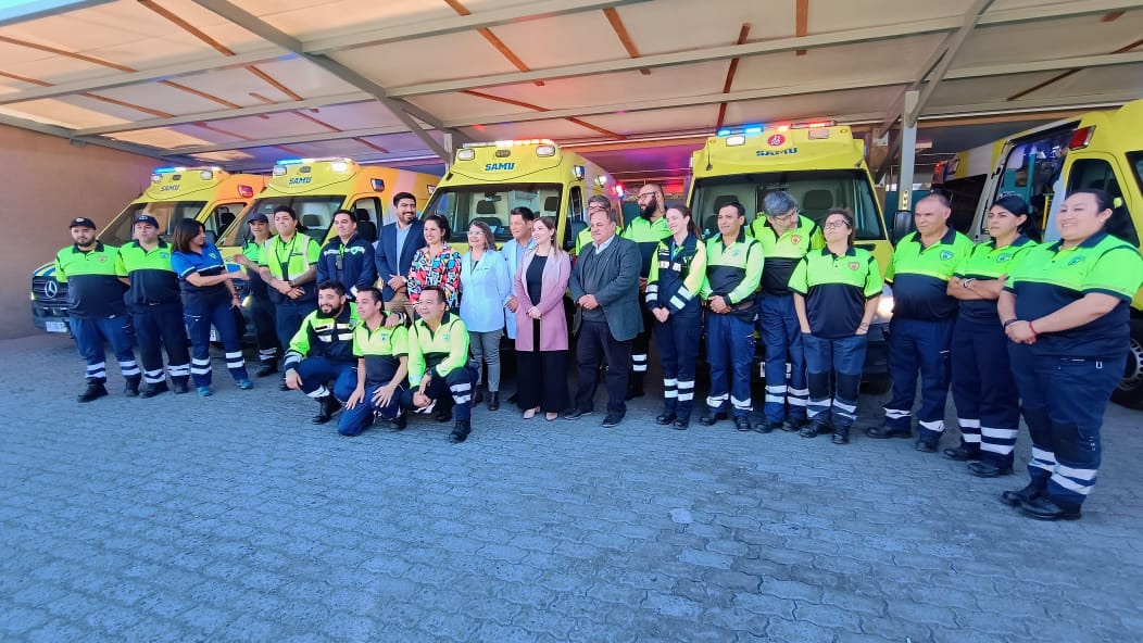 ACONCAGUA: Ministerio De Salud envía seis nuevas ambulancias para el Valle de Aconcagua