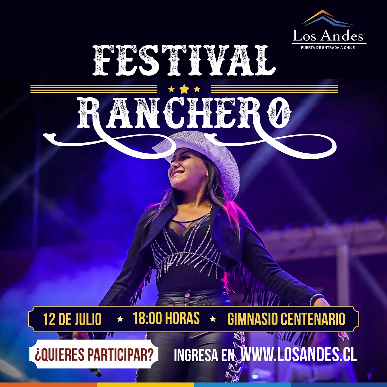 LOS ANDES: Invitan a participar del Festival Ranchero de Los Andes