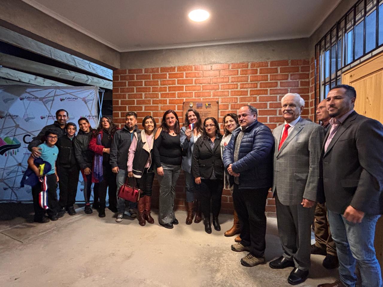 CALLE LARGA: Villa Capilla de las Nieves II de Calle Larga inaugura nueva sede comunitaria con fuerte sello de participación vecinal
