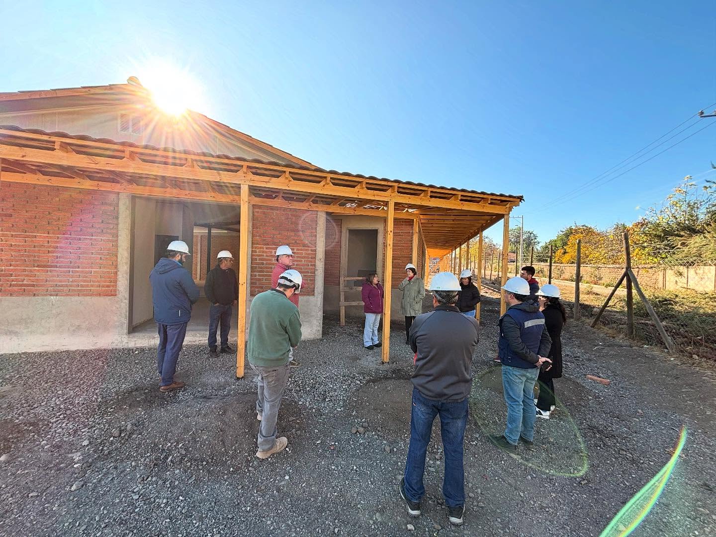 SAN FELIPE: Nuevo Centro Comunitario de Bucalemu alcanza un 85% de avance