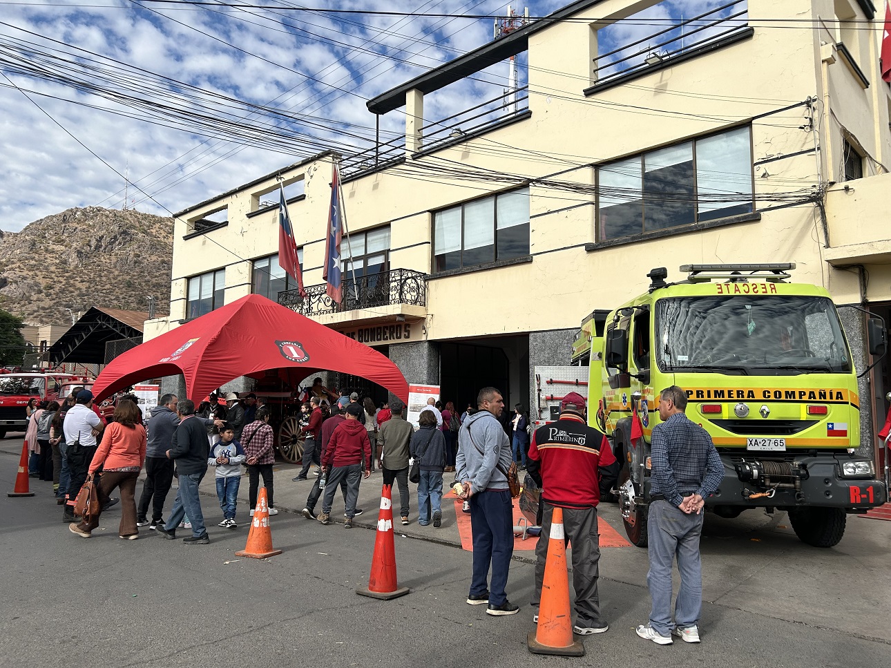 LOS ANDES: Con gran afluencia de público el museo de bomberos y la Bomba Andes celebraron el día de Los Patrimonios