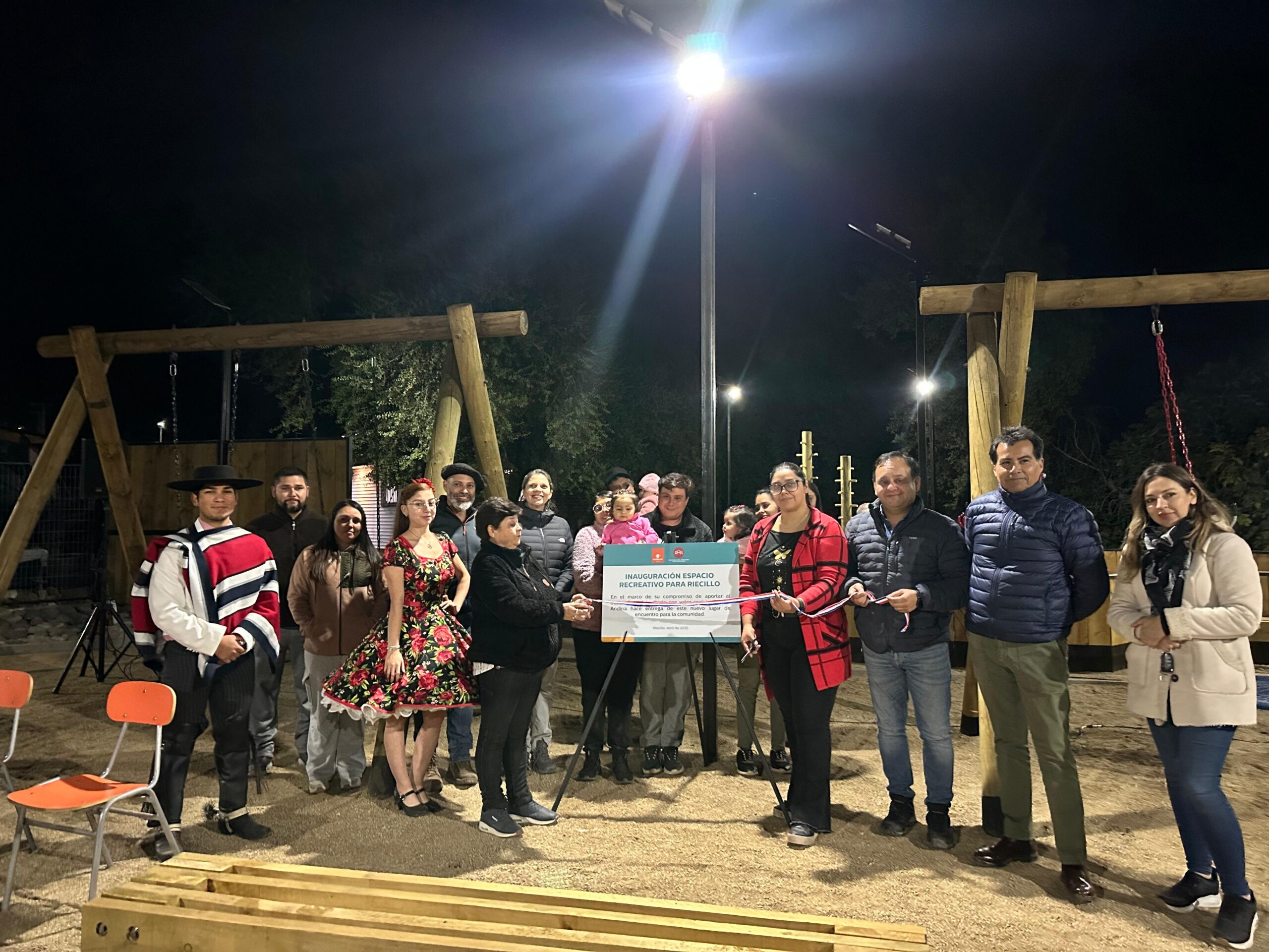 LOS ANDES: Riecillo cuenta con nuevo espacio recreativo impulsado por Codelco Andina