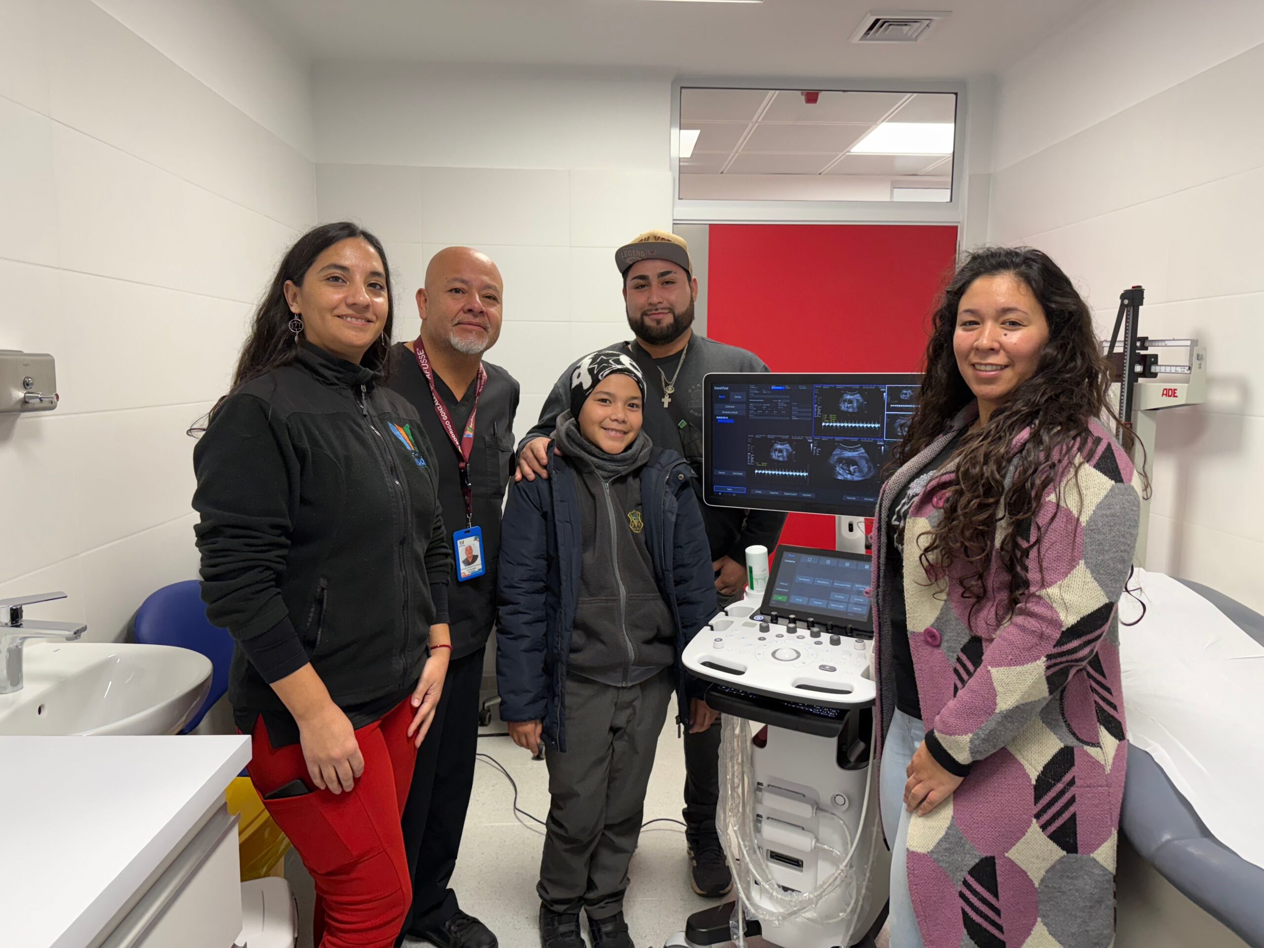 SAN ESTEBAN: CESFAM de San Esteban realizó su primera ecografía en nuevo recinto con moderno ecógrafo de alta tecnología