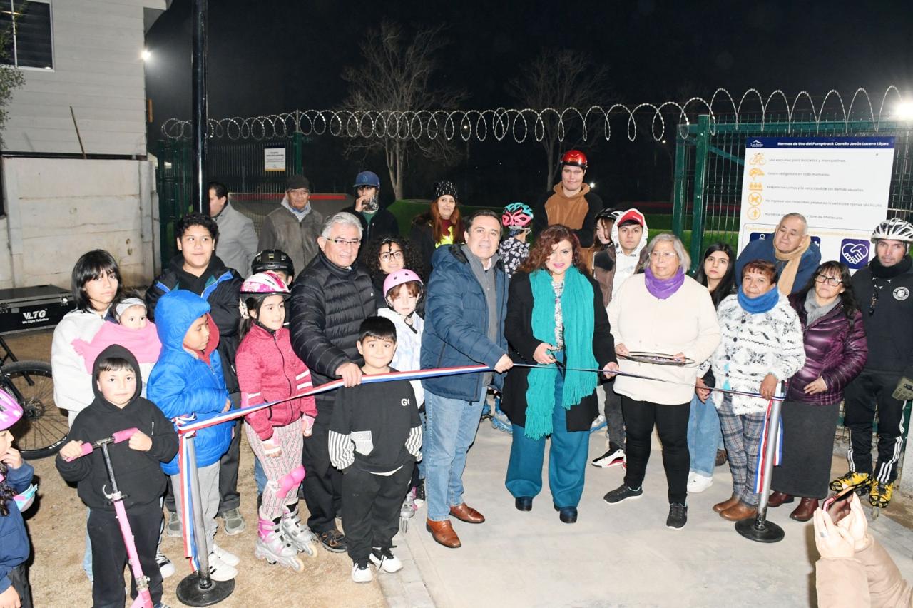 LOS ANDES: Emotiva inauguración de Pumptrack en Villa Los Acacios