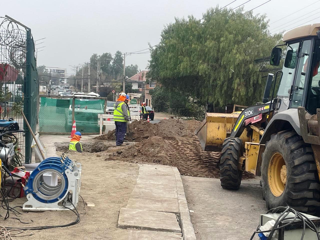 LOS ANDES: Esval avanza en la modernización de infraestructura en Los Andes con la renovación de 3 kilómetros de tuberías