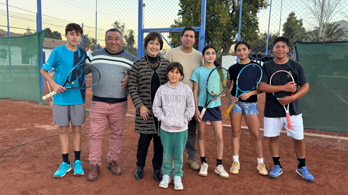 SAN FELIPE: Club de Tenis Valle de Aconcagua mejora sus instalaciones con inversión municipal de $36 millones
