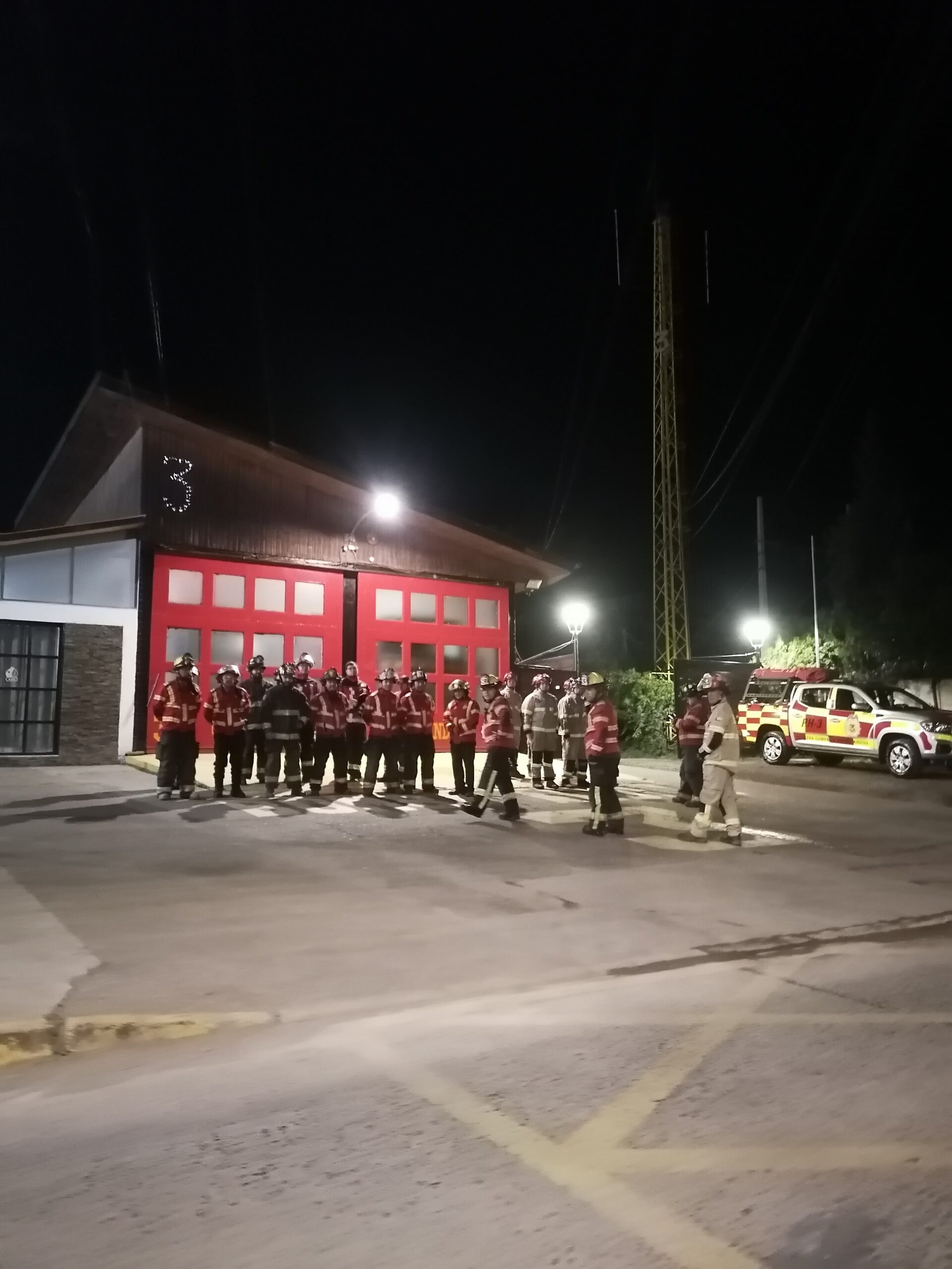 LOS ANDES: Tercera Compañía Bomba Andina celebra 40 años de servicio