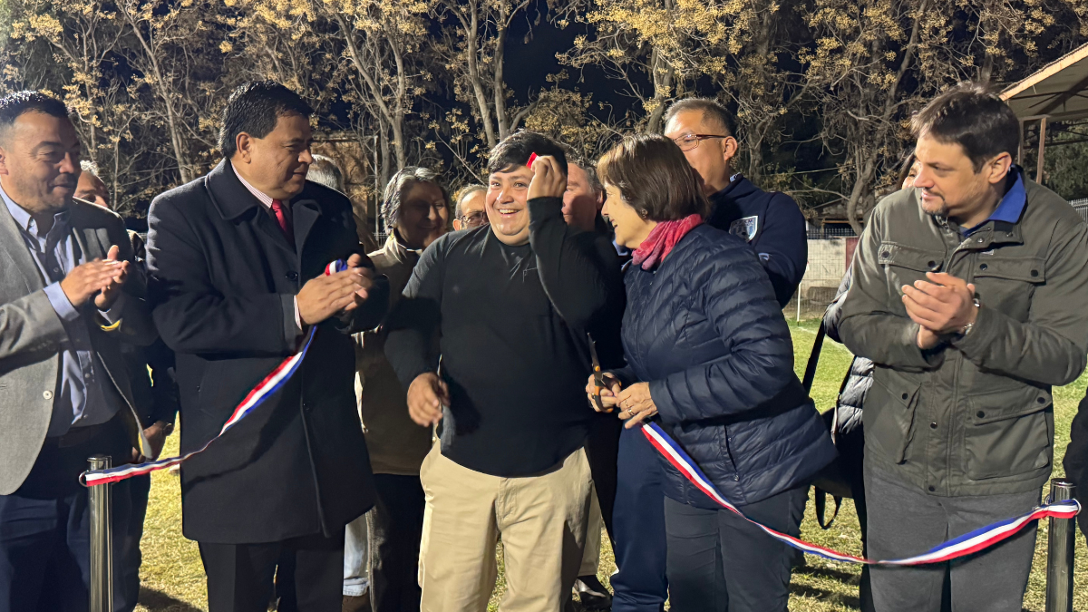 SAN FELIPE: Club Deportivo Independiente de Almendral Bajo inauguró iluminación y nuevo cierre perimetral de su cancha