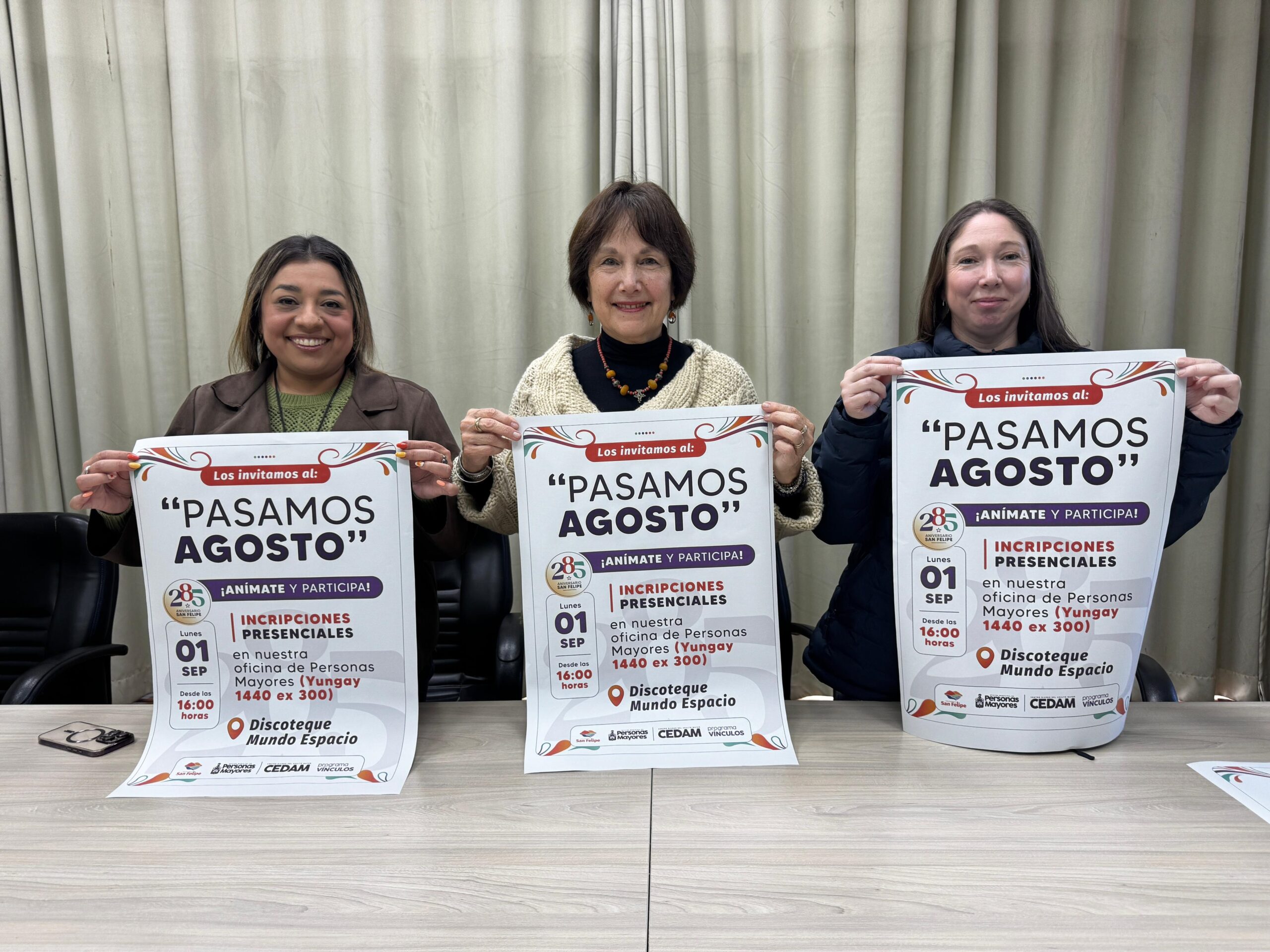 SAN FELIPE: Personas mayores de San Felipe celebrarán el “Pasamos Agosto” en discoteque Mundo Espacio