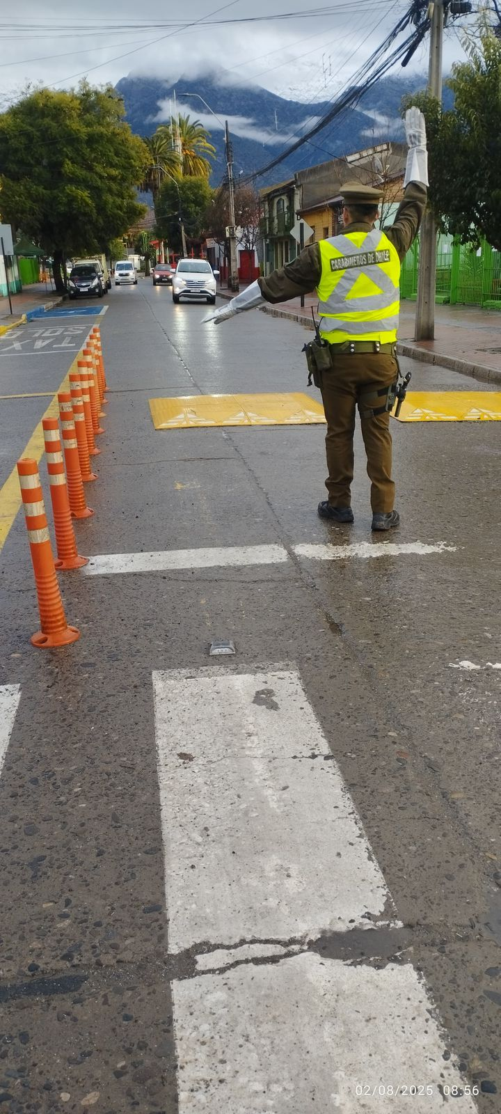 SAN FELIPE: Carabineros refuerzan controles vehiculares en la provincia.