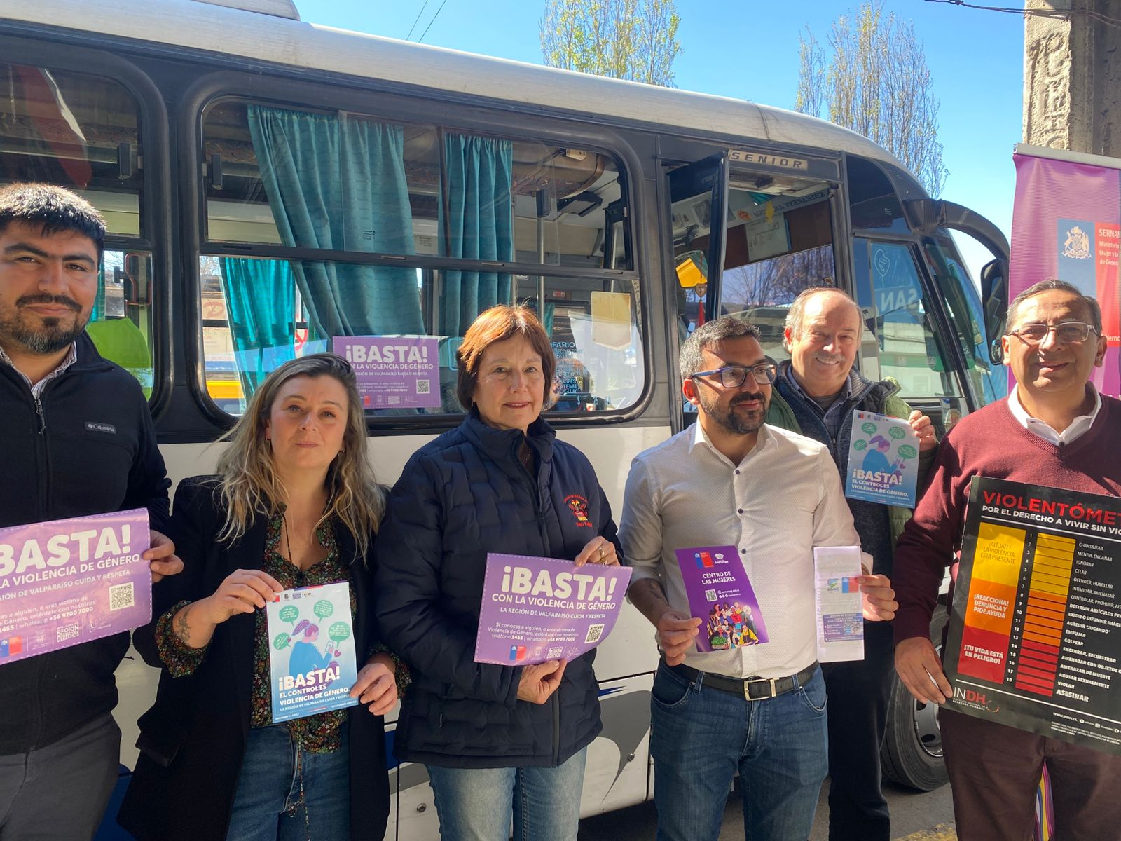 SAN FELIPE: Relanzan campaña “La Región de Valparaíso Cuida y Respeta” para prevenir la violencia de género en el transporte público