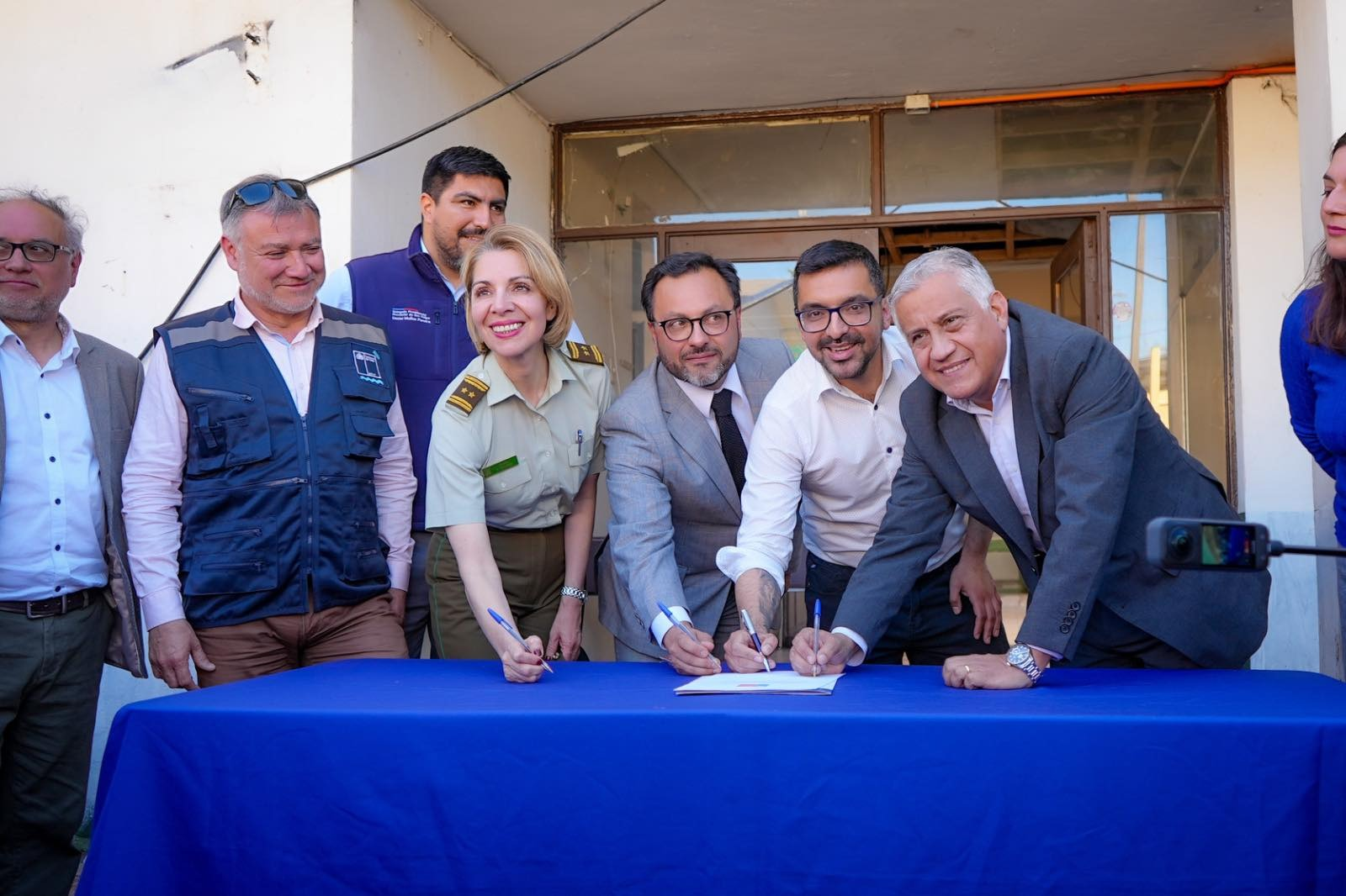 LLAY LLAY: Colocan primera piedra de nueva Subcomisaría de Carabineros en la comuna del viento